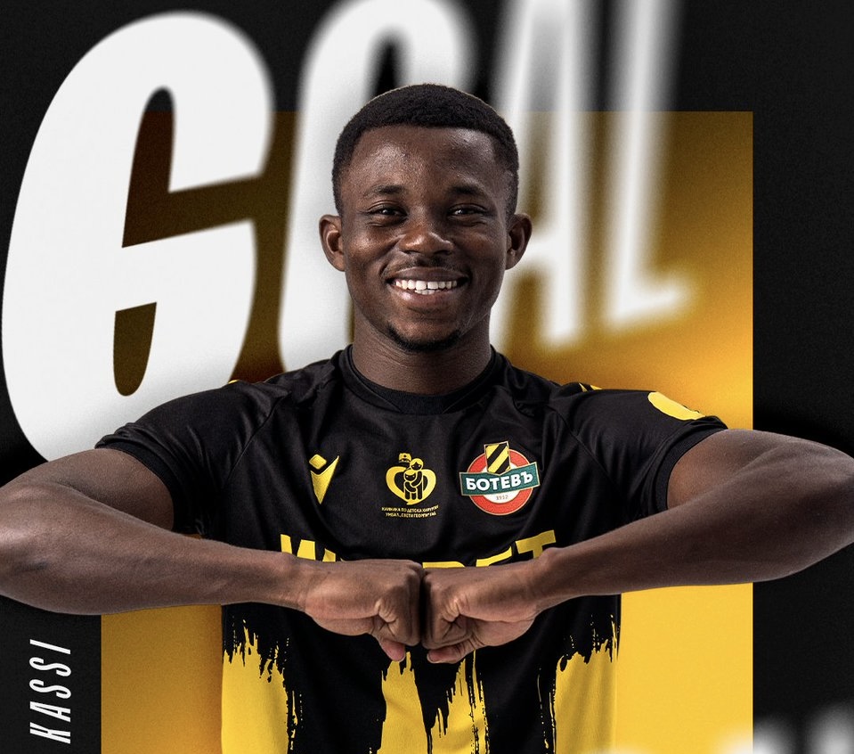 Christian Kassi lors d'un échauffement