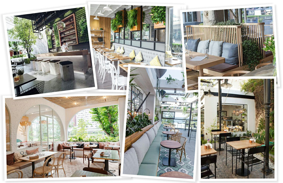 Innenraum unseres Cafés