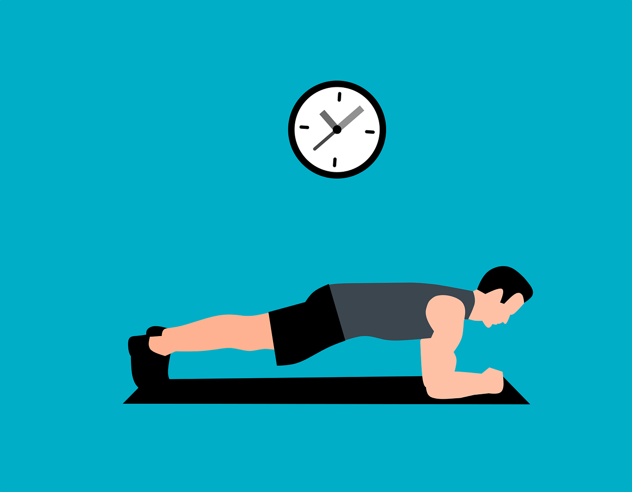 Plank Exercise Illustration