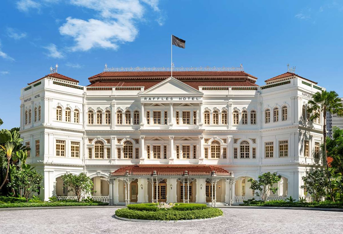 Raffles Hotel Singapore colonial architecture