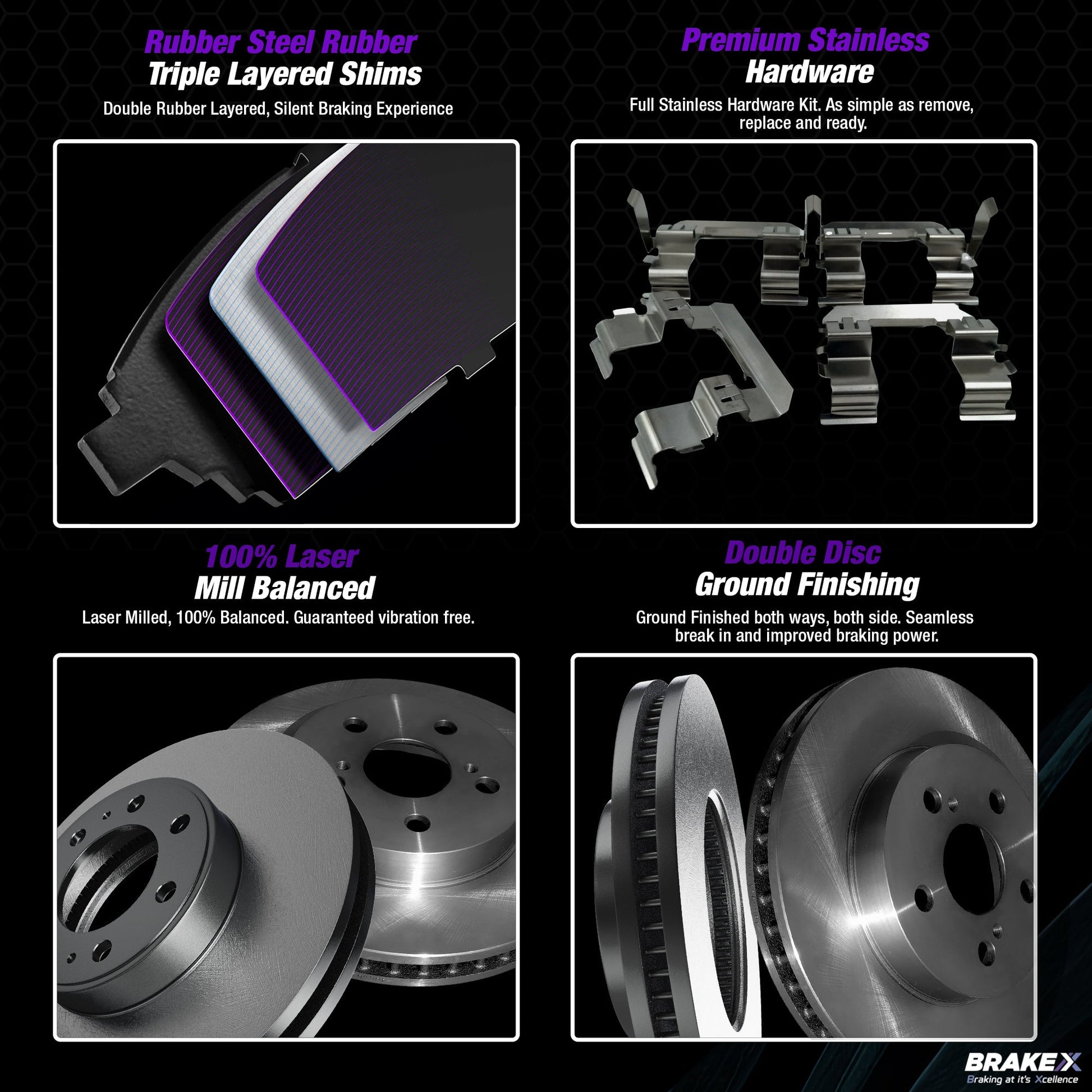 Brake Pads - Side View