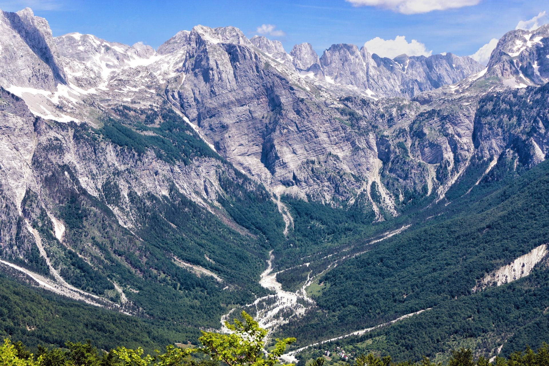 Dramatic peaks of the Albanian Alps