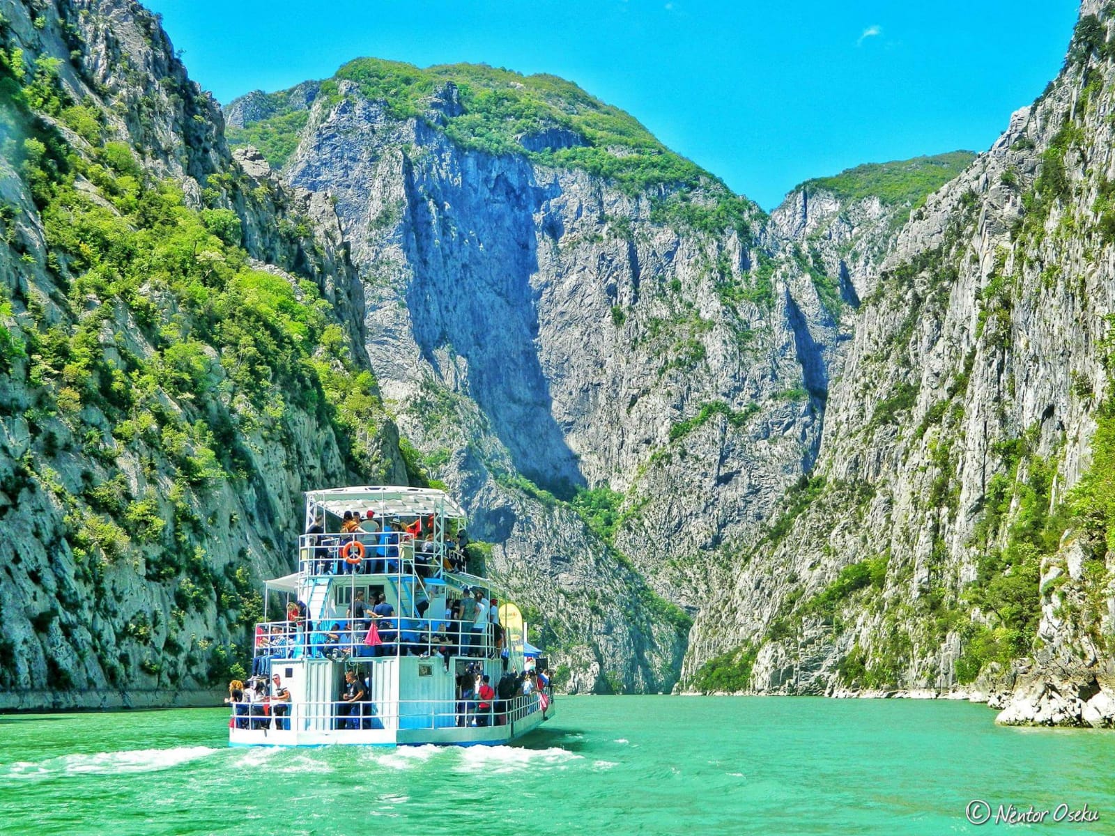 Albanian mountains and water