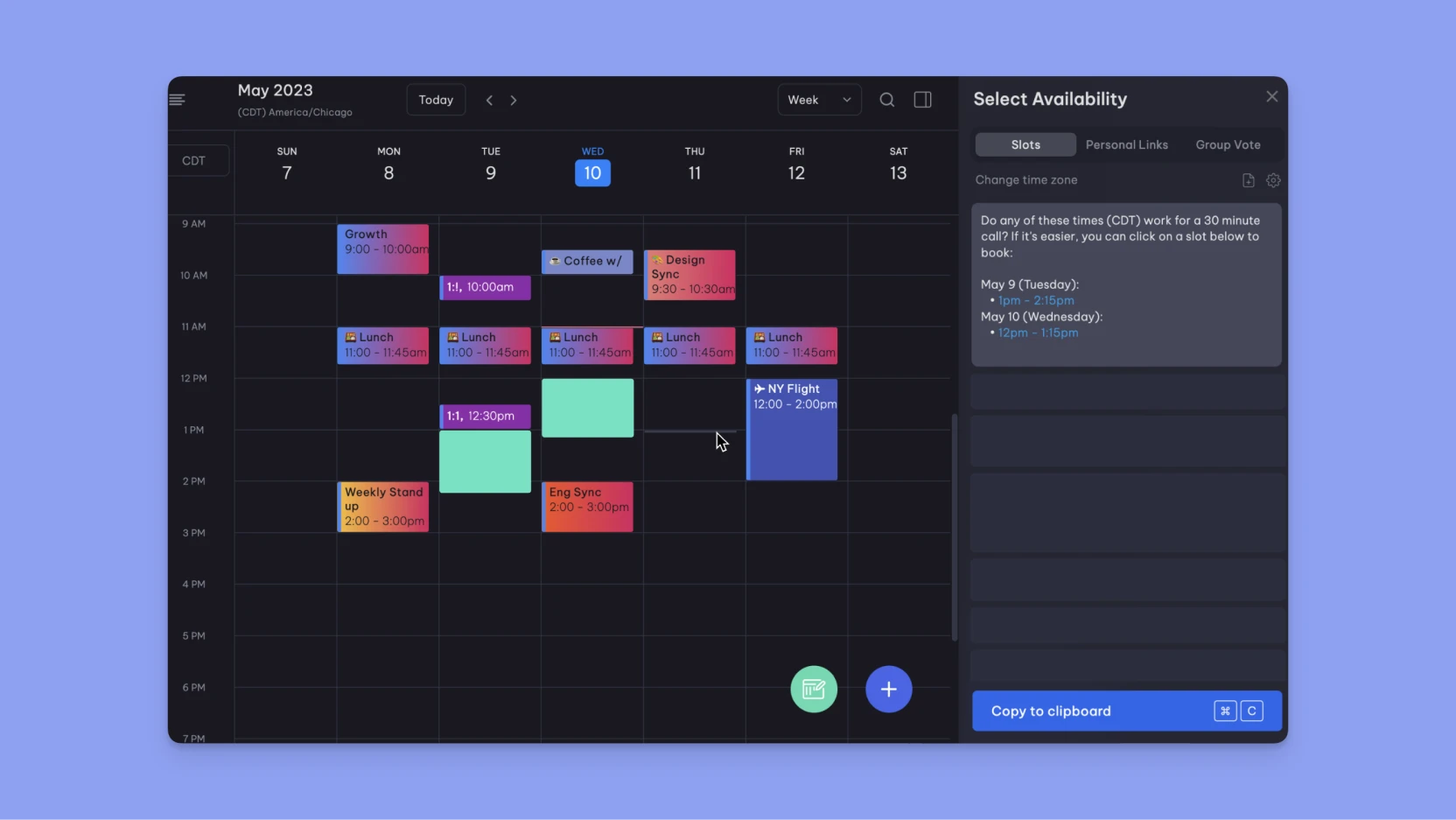 Calendar Automation Features