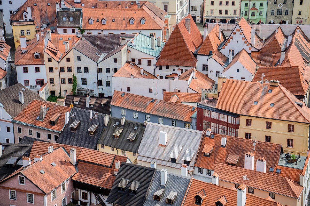 Český Krumlov, Czech Republic - medieval town with castle