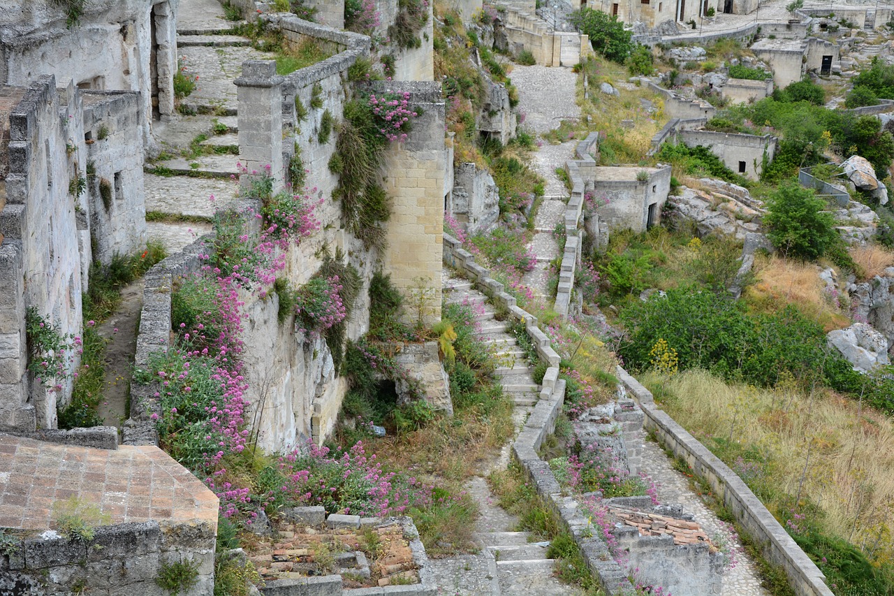 Matera, Italy - ancient cave dwellings