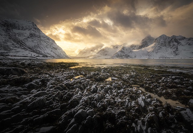 Lofoten Islands, Norway - dramatic mountain landscape