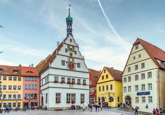 Rothenburg ob der Tauber, Germany - medieval buildings