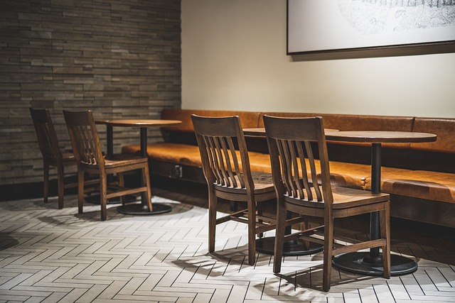 Modern cafe interior