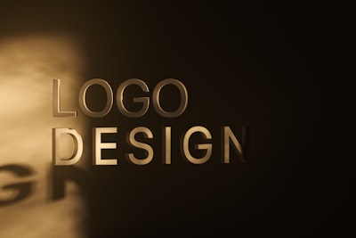 Modern logo design showcase with creative typography and branding elements for tech startup