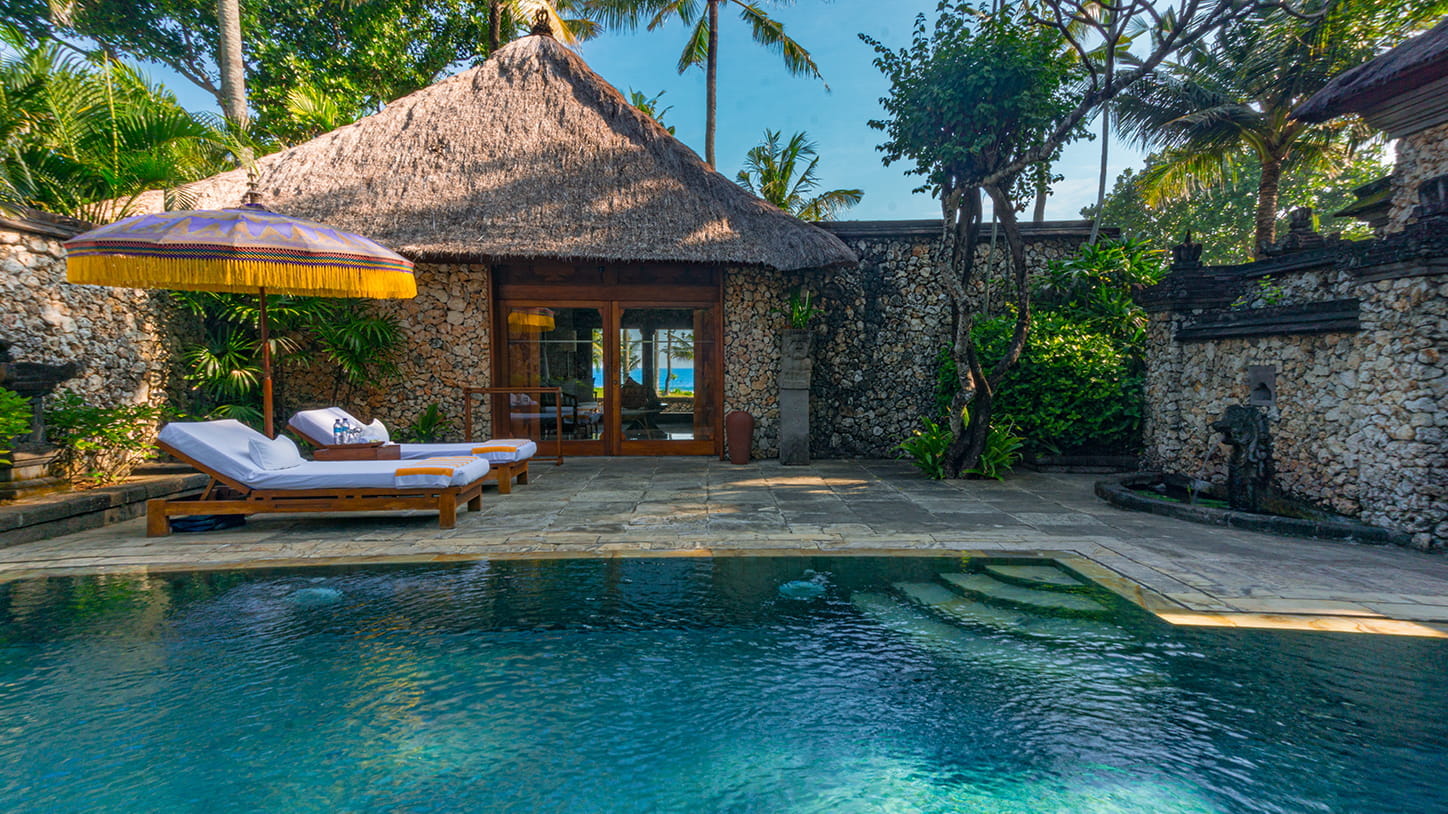 Luxury Oberoi Bali villa with private pool