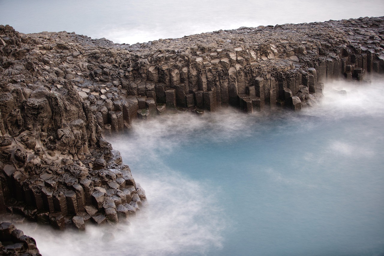 Volcanic landscape in São Miguel, Azores