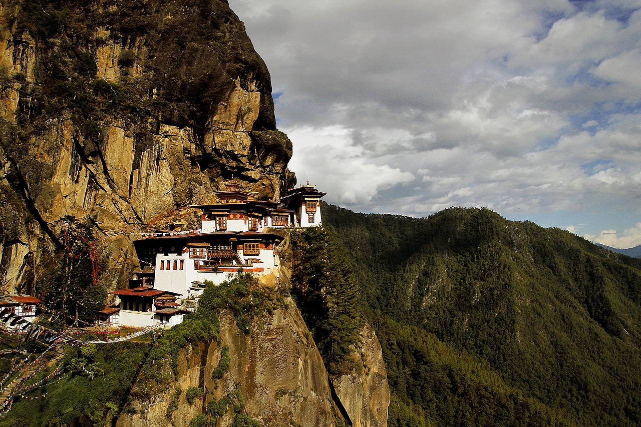 Paro Taktsang monastery in Bhutan
