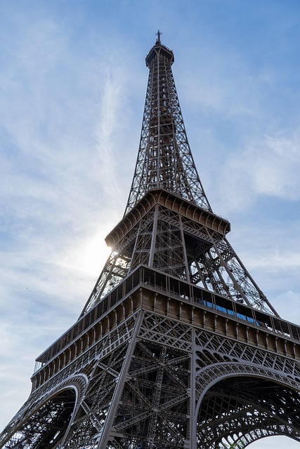 Eiffel Tower at sunset