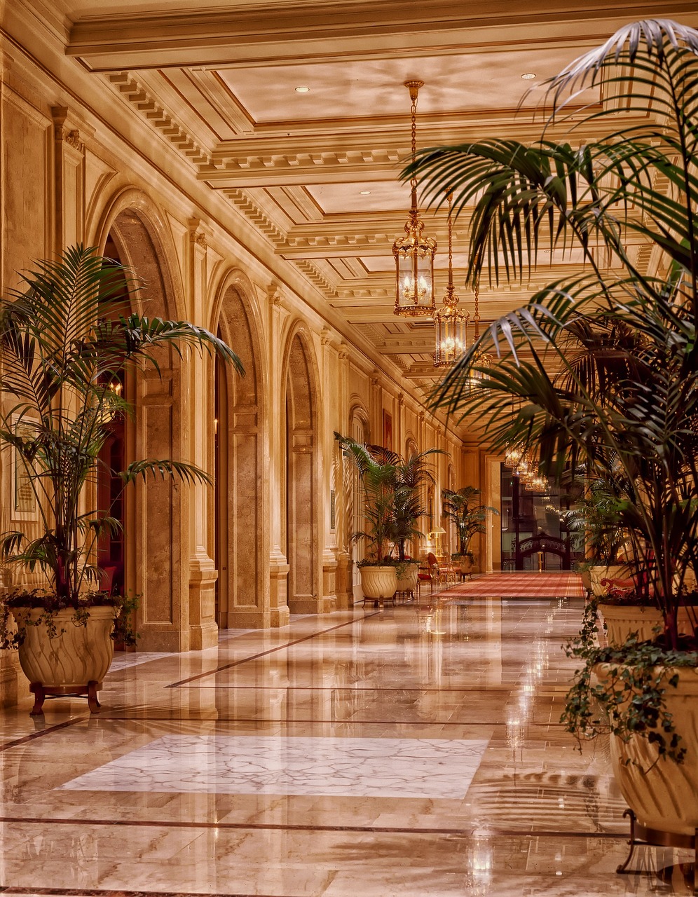 Luxurious Hotel Lobby